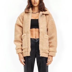 I Am Gia teddy jacket